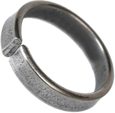 SRAK Black Horse Shoe Iron Ring (Kale Ghode Ki Naal } horse shoe ring Silver Ring