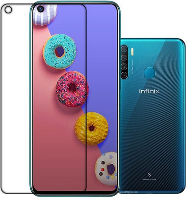 SOMTONE Front and Back Tempered Glass for Infinix S5, Infinix S5 Lite(Pack of 1)