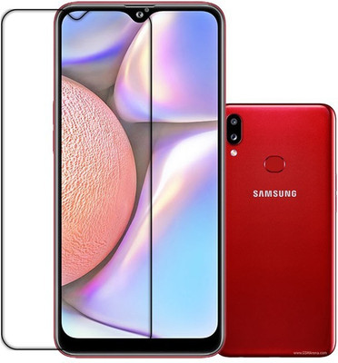 SOMTONE Front and Back Tempered Glass for SAMSUNG A10S(Pack of 1)