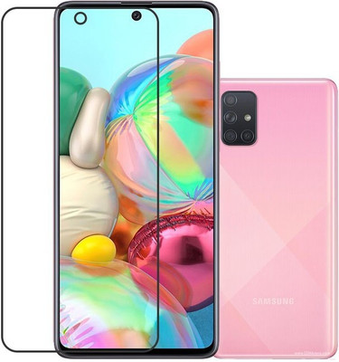 SOMTONE Front and Back Tempered Glass for SAMSUNG A71(Pack of 1)