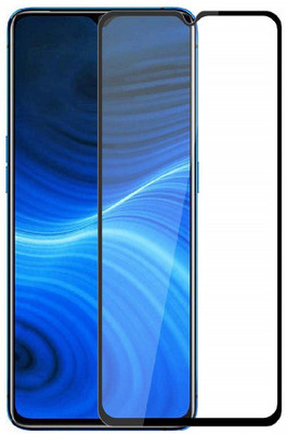 Msons Edge To Edge Tempered Glass for Realme X2 Pro | 11D Anti Scratch 9H Hardness Cover Friendly Anti Shatter Proof Full Edge(Pack of 1)