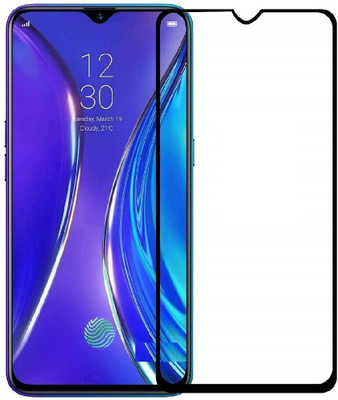 Express Buy Edge To Edge Tempered Glass for Realme XT | 11D Anti Scratch 9H Hardness Cover Friendly Anti Shatter Proof Full Edge(Pack of 1)