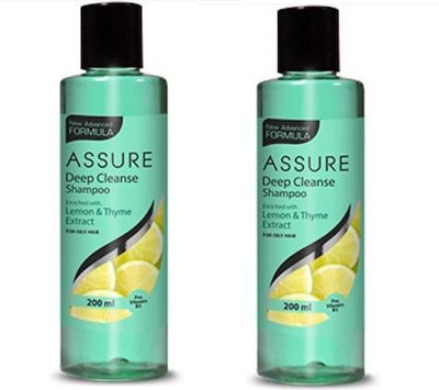 ASSURE Deep CLEANSE Shampoo (200 ml) (Pack - 2 400ml)(400 ml)