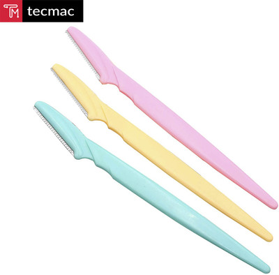 tecmac 3 pcs Eyebrow Razor Eyebrow Shapers Shavers Face Hair Remover Makeup Cosmetic Knife Tools(Pack of 3)