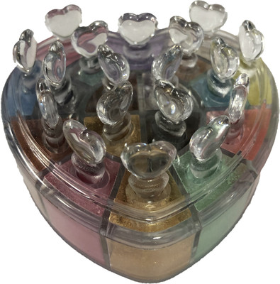 ads 18 COLOUR SHIMMERING POWDER 18 g(Multicolor)
