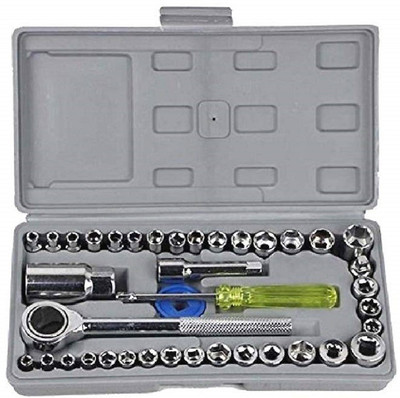 UZAN 40 in 1 Pcs Socket Set Socket Set(Pack of 1)