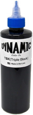 DYNAMIC Triple Black Tattoo Ink (8 Oz) Tattoo Ink(Black 240 ml)