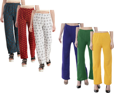 Indistar Regular Fit Women Multicolor Trousers
