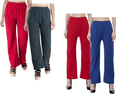 Indistar Regular Fit Women Multicolor Trousers