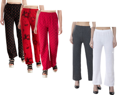IndiWeaves Regular Fit Women Multicolor Trousers