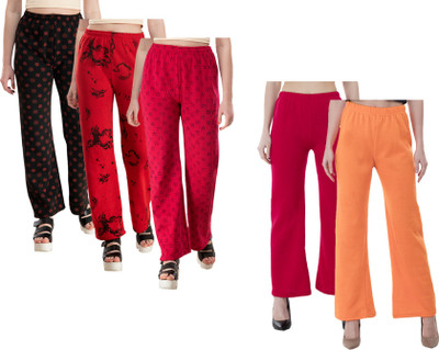 Indistar Regular Fit Women Multicolor Trousers