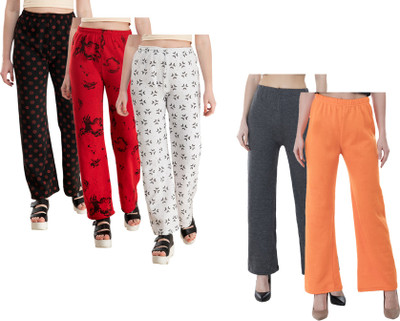 IndiWeaves Regular Fit Women Multicolor Trousers