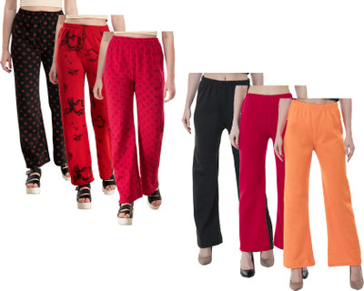 Indistar Regular Fit Women Multicolor Trousers