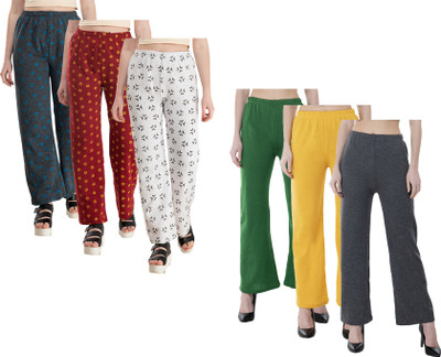 Indistar Regular Fit Women Multicolor Trousers