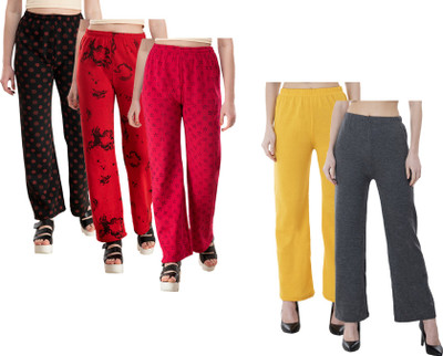 Indistar Regular Fit Women Multicolor Trousers
