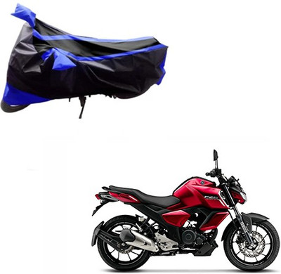 SMART BUYY Waterproof Two Wheeler Cover for Yamaha(FZ-S, Blue, Black)