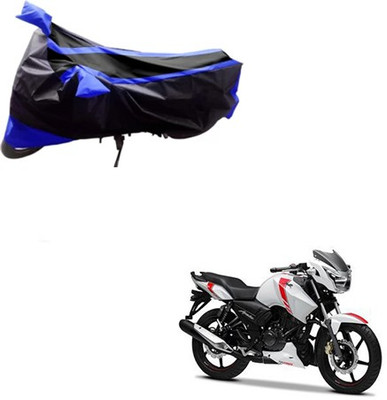 Flipkart SmartBuy Waterproof Two Wheeler Cover for TVS(Apache, Blue, Black)