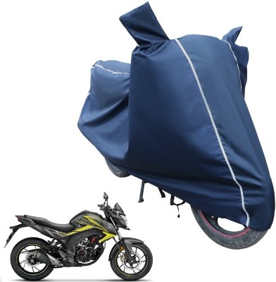 Fit Fly Waterproof Two Wheeler Cover for Honda(CB Hornet 160, Blue)