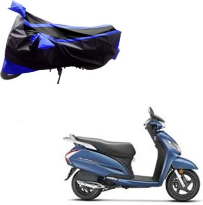 Flipkart SmartBuy Waterproof Two Wheeler Cover for Honda(Activa, Blue, Black)