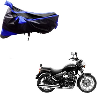 Flipkart SmartBuy Waterproof Two Wheeler Cover for Royal Enfield(Thunderbird 500, Blue, Black)