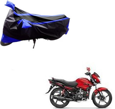 MISSION COLLECTION Two Wheeler Cover for Hero(Glamour FI, Blue)
