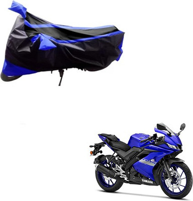 SMART BUYY Waterproof Two Wheeler Cover for Yamaha(R15 V3, Blue, Black)