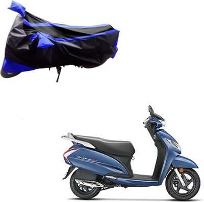 SMART BUYY Waterproof Two Wheeler Cover for Honda(Activa 125, Blue, Black)