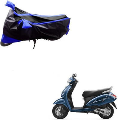 SMART BUYY Waterproof Two Wheeler Cover for Honda(Activa 3G, Blue, Black)
