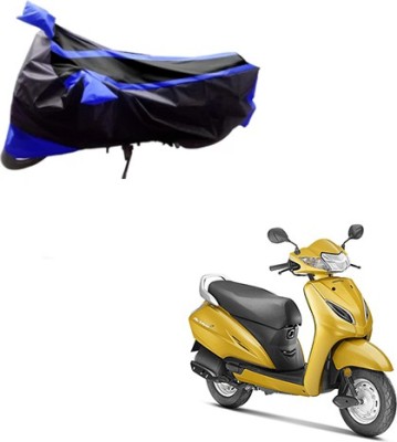 Flipkart SmartBuy Waterproof Two Wheeler Cover for Honda(Activa 5G, Blue, Black)