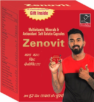 Zenovit Multivitamins, Minerals & Antioxidant Capsules Pack of 9(9 x 10 No)