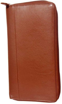 Kashan's Leather Women Orange Genuine Leather Card Holder(9 Card Slots)