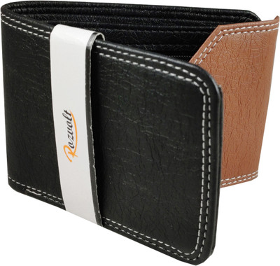 Rozvolt Men Multicolor Artificial Leather Wallet(3 Card Slots)