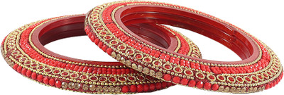 Zulka Get Your Traditions Glass Zircon Kada(Pack of 2)
