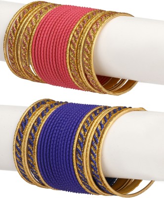 1st Time Metal Enamel Bangle Set(Pack of 48)