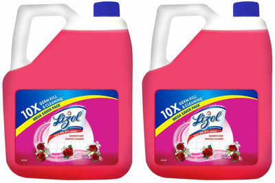 Lizol Disinfectant Floor Cleaner Floral(2 x 5 L)