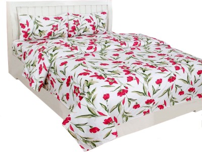 Rana 150 TC Cotton Double Floral Flat Bedsheet(Pack of 1, Multicolor)