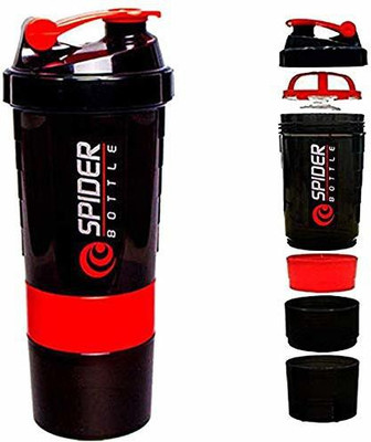 YASHVNI 500 ml Plastic Shaker(Pack of 1, Red)