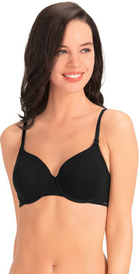 Amante Women Full Coverage Lightly Padded Bra(Black)