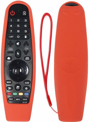 Oboe Back Cover for LG Magic Remote AN-MR19BA, LG AN-MR18BA, LG AN-MR650, LG AN-MR600, 4K UHD Models: UM80, UM75, UM73, UM71(Red, Shock Proof, Silicon)