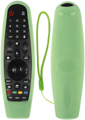 Oboe Back Cover for LG Magic Remote AN-MR19BA, LG AN-MR18BA, LG AN-MR650, LG AN-MR600, 4K UHD Models: UM80, UM75, UM73, UM71(Green, Shock Proof, Silicon)