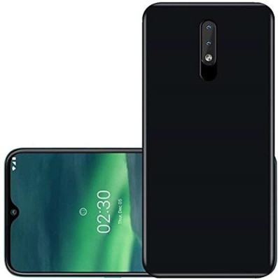 NEXZONE Back Cover for NOKIA 2.3(Black, Grip Case, Silicon, Pack of: 1)