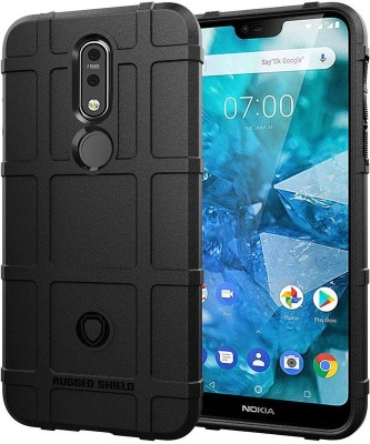 Elica Bumper Case for Nokia 7.1(Black, Rugged Armor, Pack of: 1)