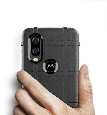 Elica Bumper Case for Motorola One Vision(Black, Rugged Armor, Pack of: 1)
