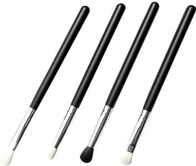 Futurekart 4pcs Goat Hair Eyeshadow Brushes Eye Blending Brush Makeup Set with Wood(Pack of 4)