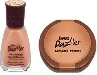 Eyetex LIQUID FOUNDATION 27ml & COMPACT POWDER COMBO(2 Items in the set)