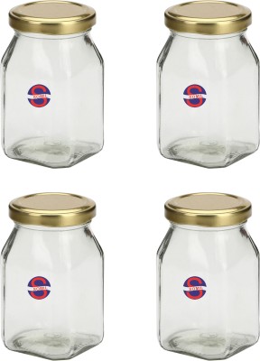 AFAST Glass Fridge Container  - 300 ml(Pack of 4, Clear)