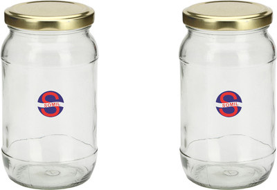 AFAST Glass Fridge Container  - 300 ml(Pack of 2, Clear)