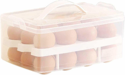 BLAPOXE Plastic Egg Container  - 2 dozen(Clear)