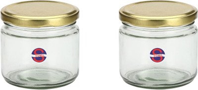 AFAST Glass Fridge Container  - 300 ml(Pack of 2, Clear)