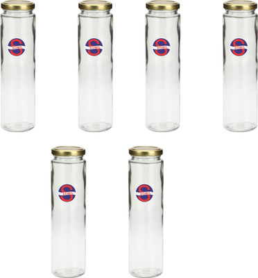 Somil Glass Utility Container  - 350 ml(Pack of 6, Clear)